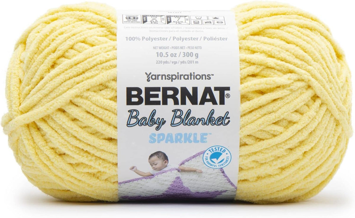 Bernat Baby Blanket Sparkle Super Chunky Yarn 300g